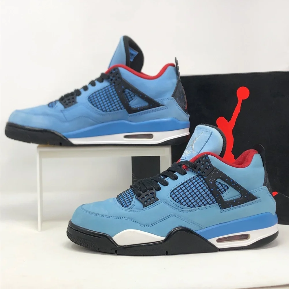 Nike Air Jordan 4 x Travis Scott Cactus Jack 308497-406 Men’s Sneakers - Size 9